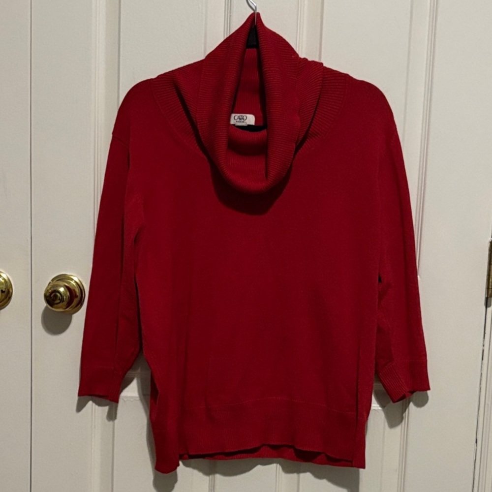 🐥Cato Deep Red Cowl Neck Sweater